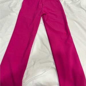 Vibrant Pink Straight Leg Women's Pants